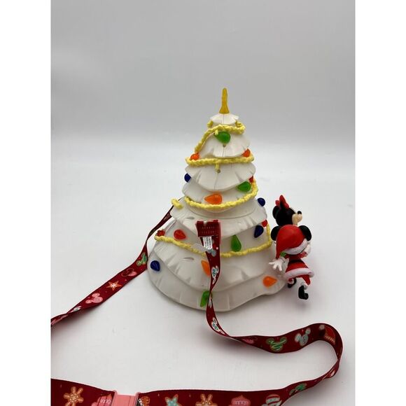 Disney Parks White Christmas Tree Light-UP Popcorn Bucket Mickey 2020 - Picture 3 of 9